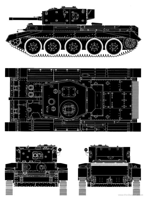 Tank A27m Cromwell Mki Drawings Dimensions Figures Download