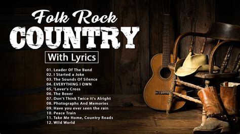 the best of folk rock country with lyrics top hits folk rock and country music collection