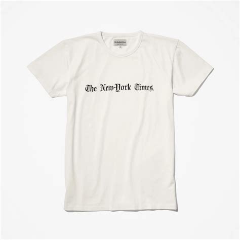 New York Times Throwback Logo T Shirt Nytstore Logo Shirts Shirts