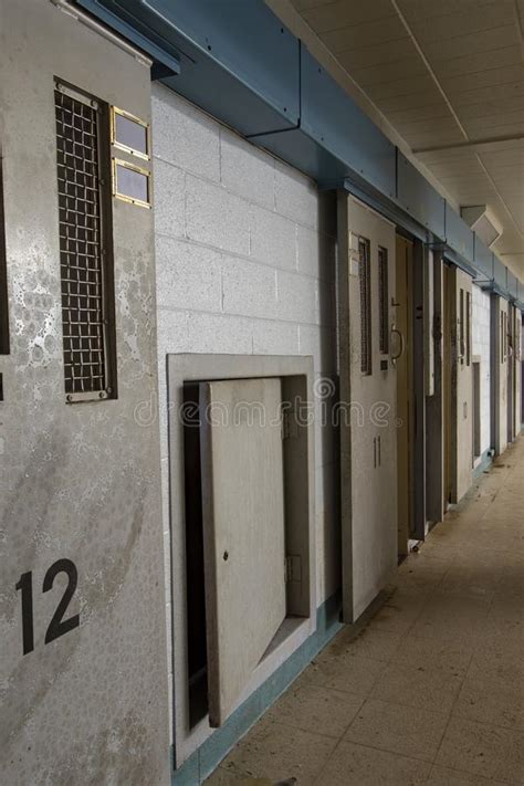 Abandoned Jail Common Room In Cell Block Stock Photo Image Of Prison