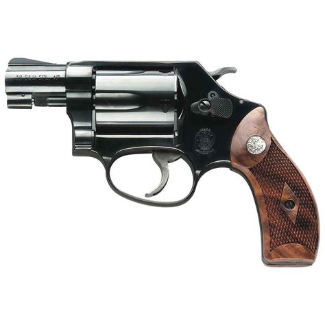 Smith And Wesson Model 36 Classics 38 Special 187in Blued Revolver 5