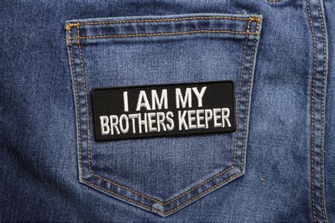 I Am My Brothers Keeper Patch Veteran Brotherhood Thecheapplace