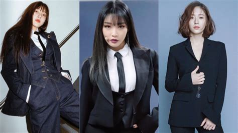 11 female idols who redefine sexy in a suit kpopstarz