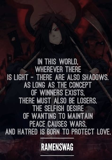 Ken kaneki + madara zitat подробнее. Naruto Zitate Madara