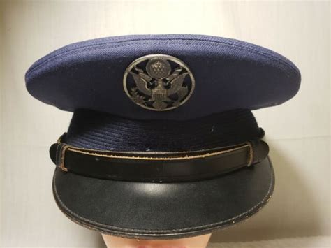 Usaf Air Force Blue Service Cap Type I Size 7 Society Brand Hat Co Ebay