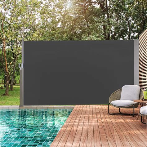 Buy Retractable Patio Side Awningfolding Fence Patio Screen Outdoor