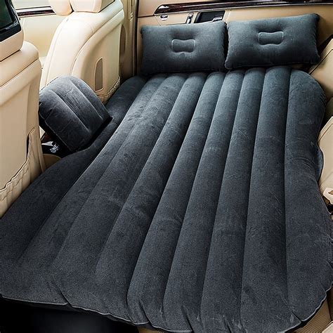 inflatable car back seat mattress portable travel camping air bed rest sleeping