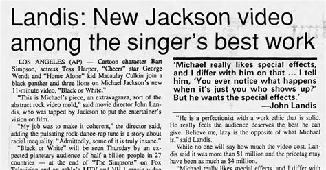 Michael Jacksons ‘black Or White Short Film Premiered This Day In