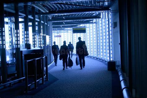People Walking In Airport Stock Image Image Of Passenger 327979