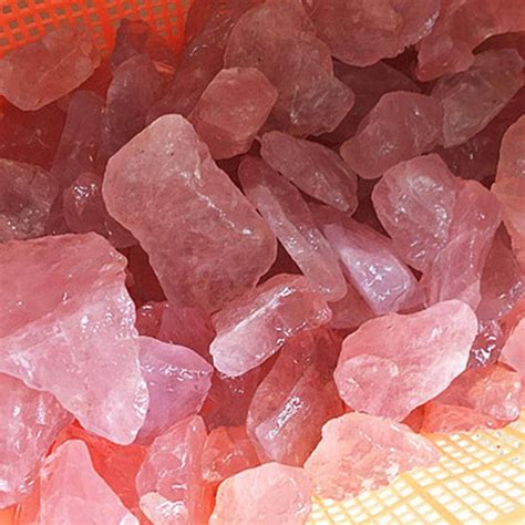 Raw Rose Quartz Rough Rose Quartz Healing Crystals And Etsy