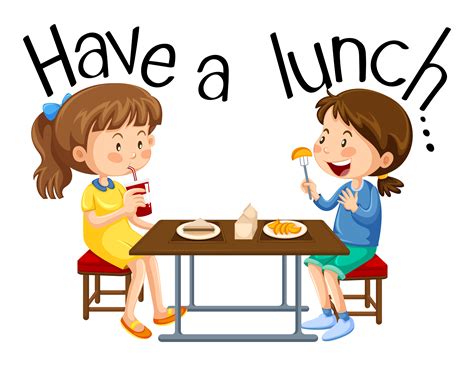 Eat Lunch Funny Clipart