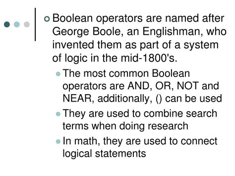 Ppt What Are Boolean Operators Powerpoint Presentation Free