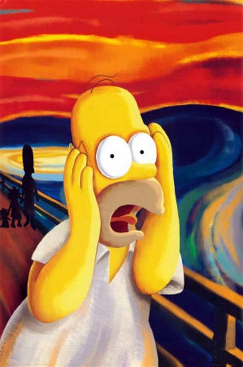 El Grito H Simpson Subway Poster Cartoon Posters The Simpsons