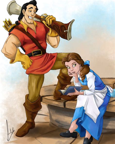 The Beauty And The Hunter By Leostrious Deviantart Com On Deviantart Gaston Beauty And The