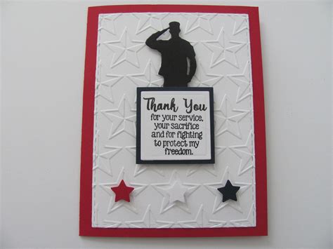 Veterans Day Card Soldier Thank You Card Military Thank Etsy