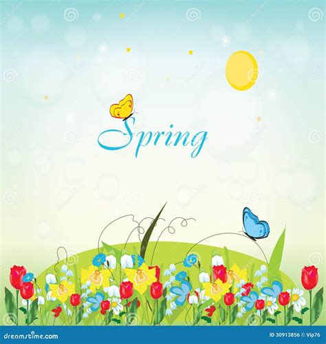 Spring Stock Vector Illustration Of Colorful Colourful 30913856