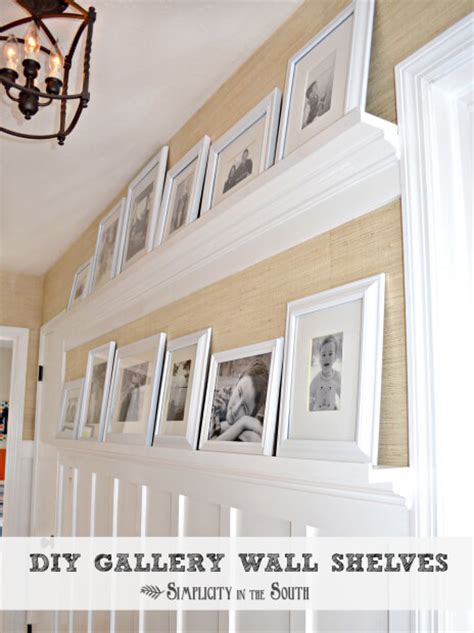 Don't miss your favorite shows in real time online. Tutorial Tuesday: Easy gallery wall shelves