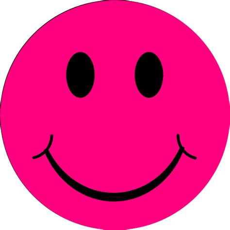 Pink Happy Face Clipart Best