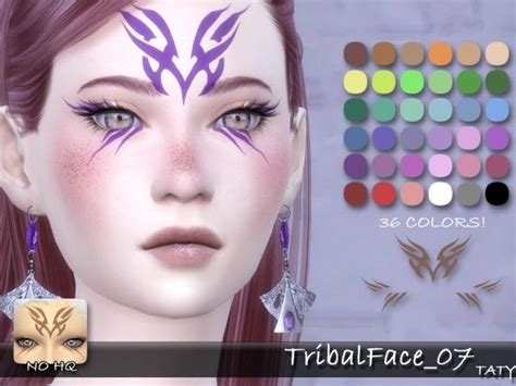 Simsworkshop Tribal Face By Taty Sims 4 Downloads Sims 4 Sims