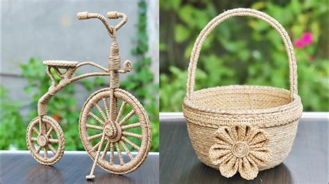 Handmade Crafts With Jute Rope Diy Home Decorating Ideas Handmade