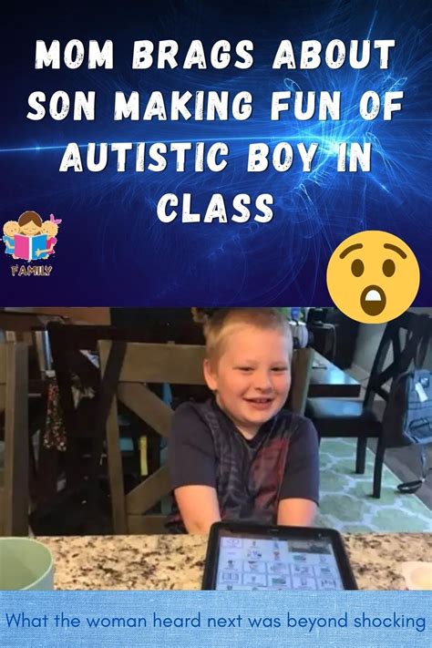 Mom Brags About Son Making Fun Of Autistic Babe In Class Unaware Coworker Listening Has Autistic