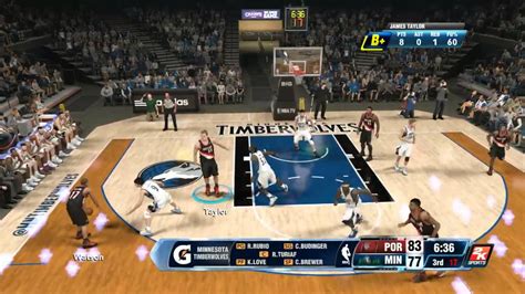 Nba 2k14 Ps4 My Career Game Against Rival Timberwolves Youtube