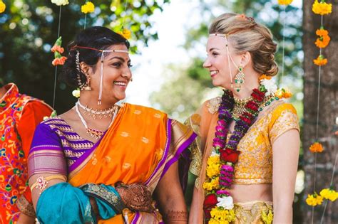 lesbian indian wedding tatum mekhala erica camille