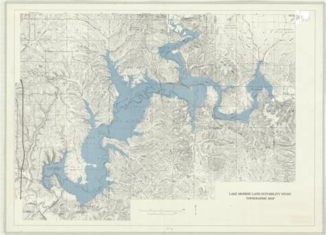 Lake Monroe Topographic Map 1975