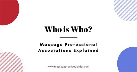 professional massage associations explained