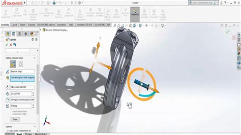 Solidworks In A Minute How To Create Exploded View Of An Assembly And