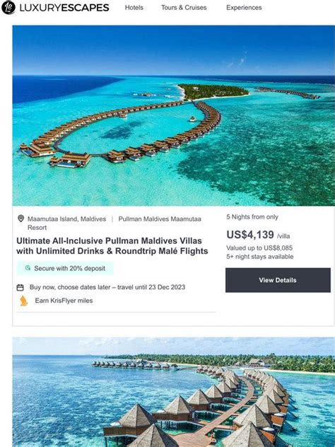 Lux Group The Best All Inclusive Maldives Deals Milled