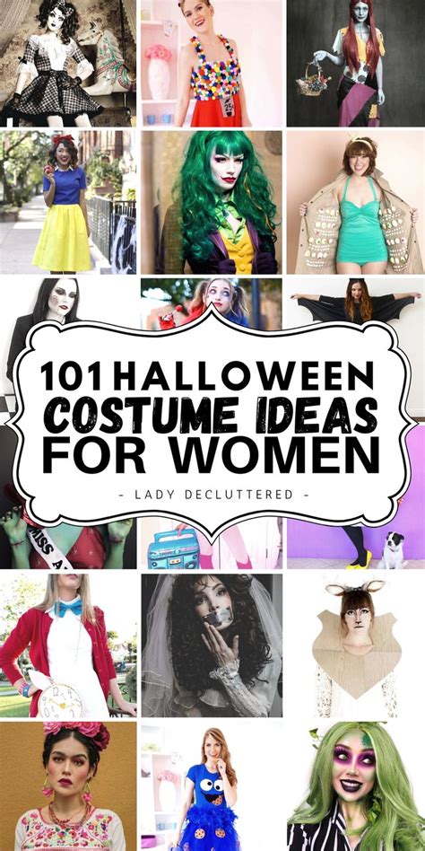 101 Halloween Costumes For Women Lady Decluttered Diy Halloween Costumes For Women