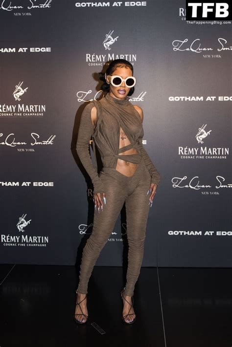 Teyana Taylor Flashes Her Nude Boobs As She Arrives At The Met Gala Boom Boom Room Afterparty