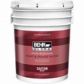 BEHR ULTRA Interior Matte Paint & Primer in One - Ultra Pure White, 18 ...