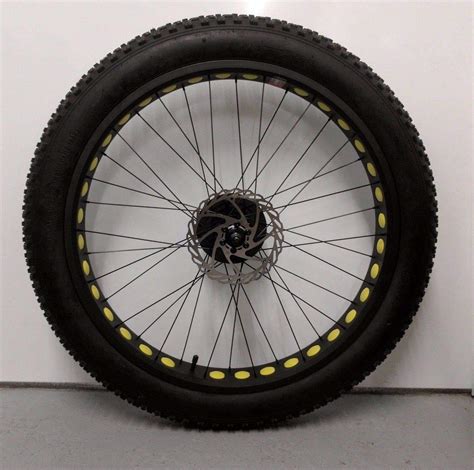 Pedalease 20 Fat Bike Complete Rear Wheel With Tyre 7 Speed Freewheel