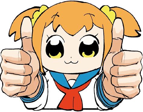 Anime Thumbs Up  No Background Usually When Animating Or Creating A