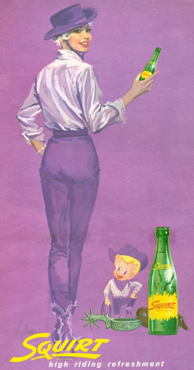 The American Pin Up Roy Besser Mayjune 1948 Squirt Soda Calendar