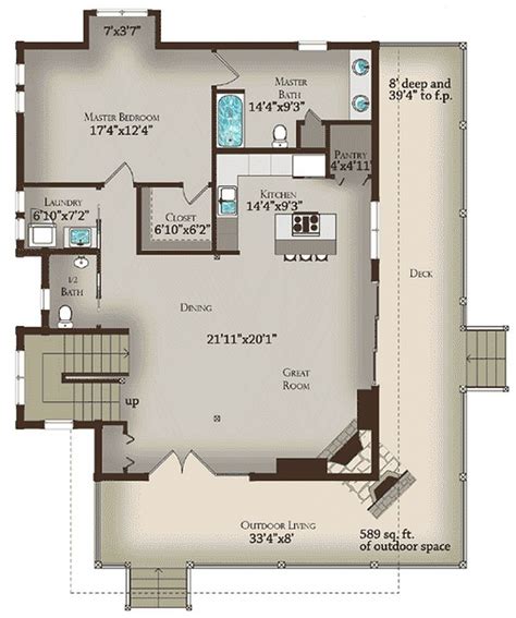 Plan Lsg13321ww 2 Bedroom 25 Bath Log Home Plan