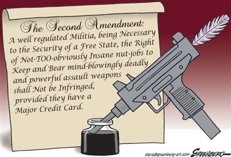1200x1532 2nd amendment protect yourself sticker u.s. PoliticalCartoons.com Cartoon