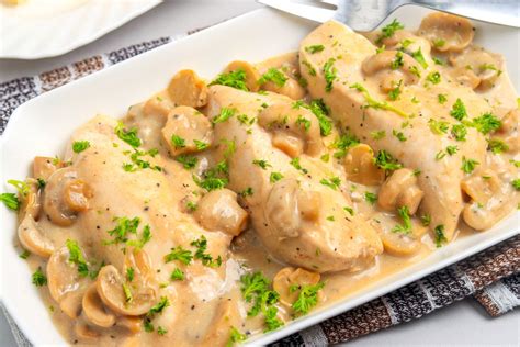 Lazy Crock Pot Chicken With Mushrooms Recipe