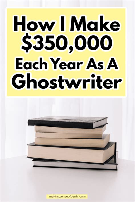 how to become a ghostwriter and make 100 000 each year