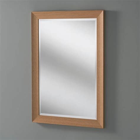 Goodwood Contemporary Oak Wall Mirror Homesdirect365