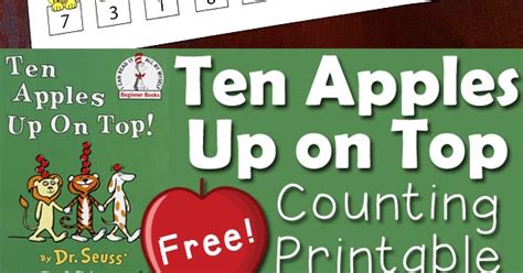 Ten apples up on top coloring pages you are viewing some ten apples up on top coloring pages sketch templates click on a template to sketch over it and color it in and share with your family and friends. Ten Apples Up On Top: Counting Printable Activity ...
