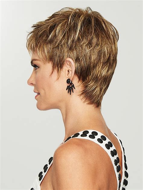 This boy cut hairstyle for short haired girls can pack in a lot of different style elements. Slightly Textured Boy Cut Women Wigs, Best Wigs Online ...
