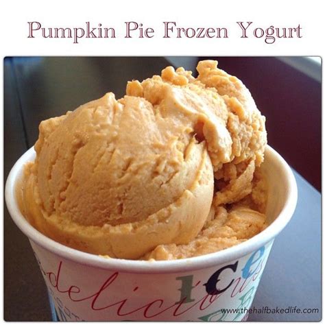 Let The Pumpkin Party Begin Frozen Yogurt Yogurt Recipes Pumpkin