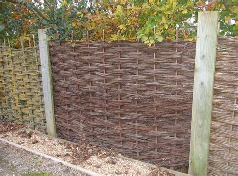 Willow Hurdles Willow Fence Panels John Bright Fencing