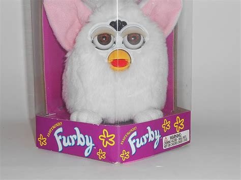 Original First Edition 1998 White Furby Model 70 800 Snowball With Tag