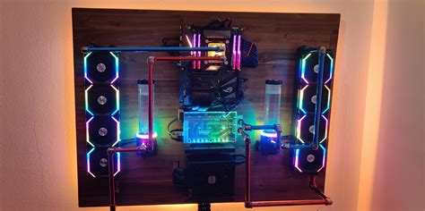 Finished My Custom Wall Mounted Pc Pcmods