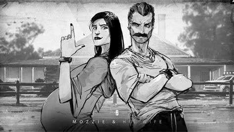 Mozzie And His Wife Concept Art Rrainbow6