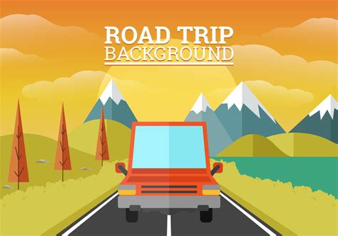 Road Trip Background Illustration Download Free Vectors Clipart
